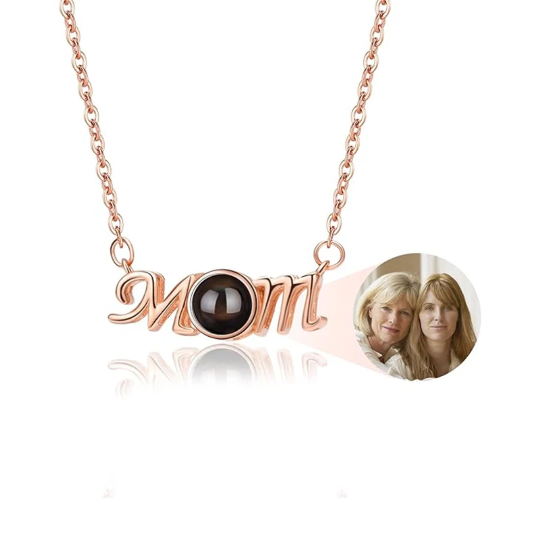 EternaMom™ Crystal Photo Necklace A Love That Shines Forever