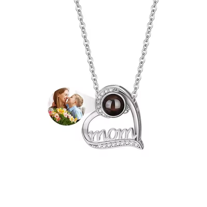 EternaMom™ Crystal Photo Necklace  A Love That Shines Forever